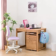 【コイズミ】デスクセットビーノ(デスク/リフティングワゴン)