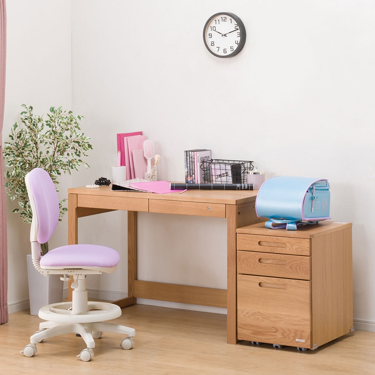 デスク+ワゴンセット (ビーノ10560 NS) | ニトリネット【公式】 家具