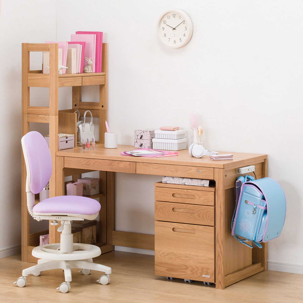 デスクセットビーノ(デスク12060/シェルフ/ワゴン/NS) | ニトリネット