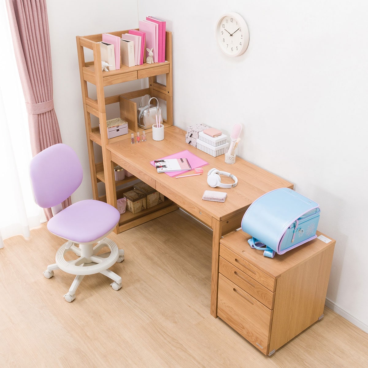 デスクセットビーノ(デスク12060/シェルフ/ワゴン/NS) | ニトリネット