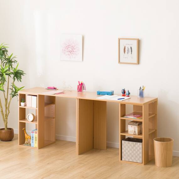 ツインデスクセット(LT23 LBR) 2枚目画像