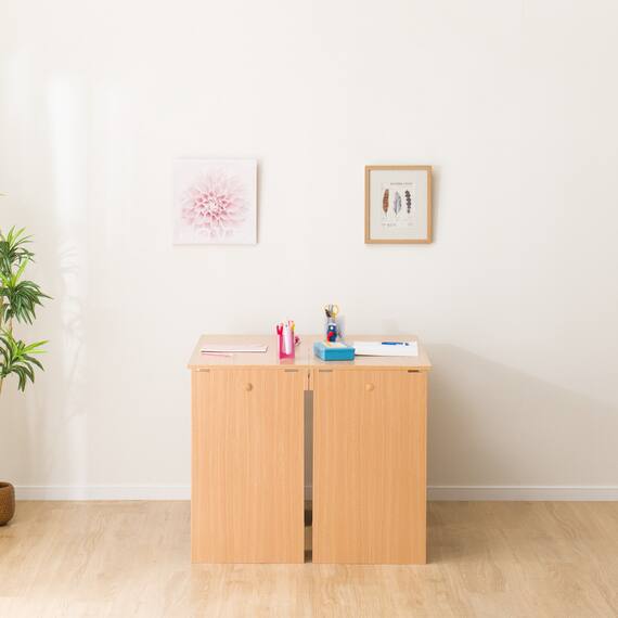 ツインデスクセット(LT23 LBR) 6枚目画像