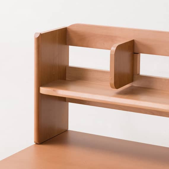 ロータイプデスク(メルシーSTL LBR PS) 4枚目画像