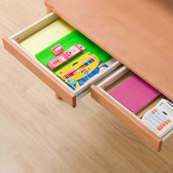 ロータイプデスク(メルシーSTL LBR PS) 9枚目画像