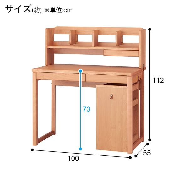 ロータイプデスク(メルシーSTL LBR PS) 16枚目画像
