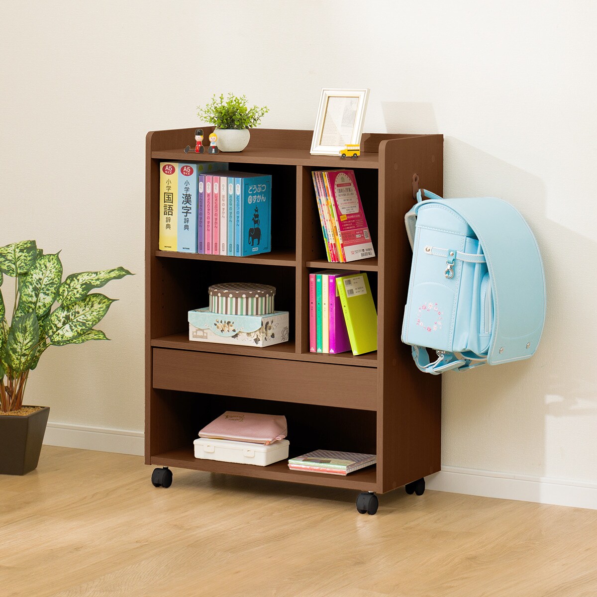 一式セット　柴田学園 ランドセルラック(グロウEG63 MBR) | ニトリネット【公式】 家具