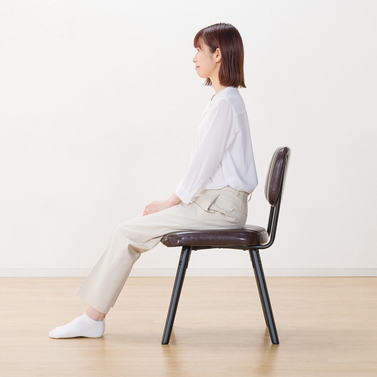 傷・汚れに強い合成皮革 チェア (Nシールド ゲーリッグ DBR）通販 ニトリネット【公式】 家具・インテリア通販