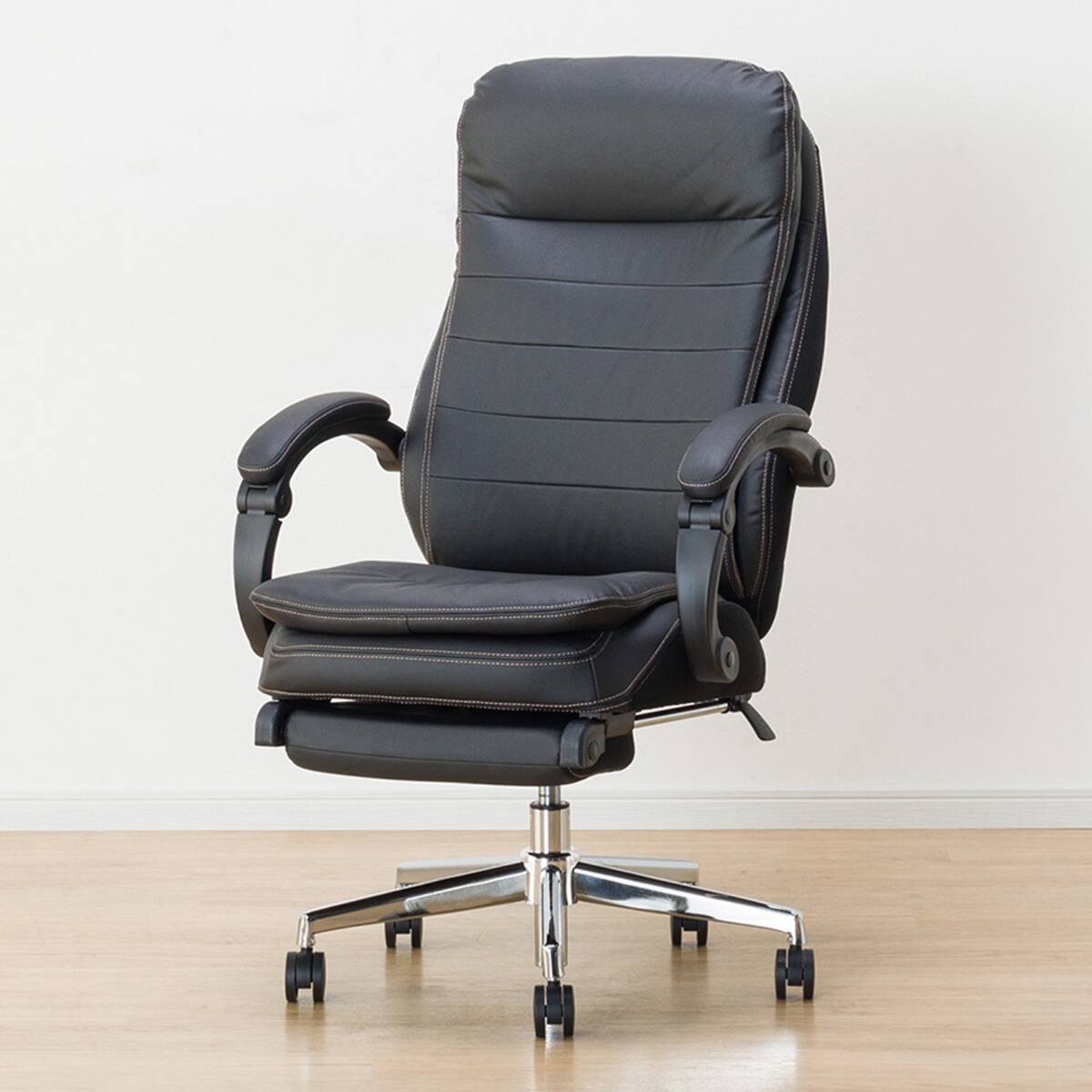 ワークチェア リカルド フットレスト付き N Bk 通販 ニトリネット 公式 家具 インテリア通販