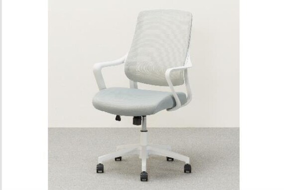 ワークチェア カーデ GY/WH 3枚目画像