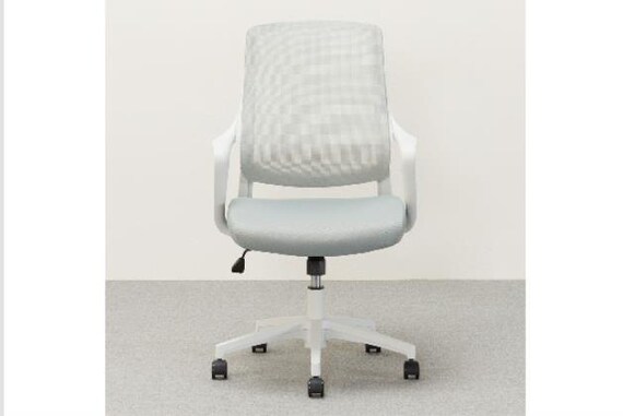 ワークチェア カーデ GY/WH 4枚目画像