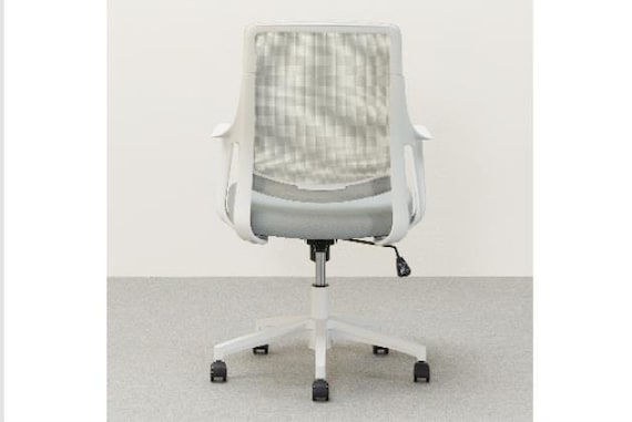 ﾜｰｸﾁｪｱ ｶｰﾃﾞ GY/WH 6枚目画像