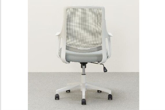 ワークチェア カーデ GY/WH 6枚目画像