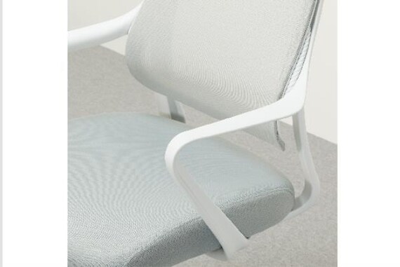 ワークチェア カーデ GY/WH 8枚目画像