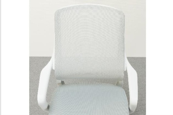 ﾜｰｸﾁｪｱ ｶｰﾃﾞ GY/WH 9枚目画像