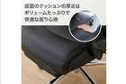 オフィスチェア フットレストツキ OC702 BK 4枚目画像