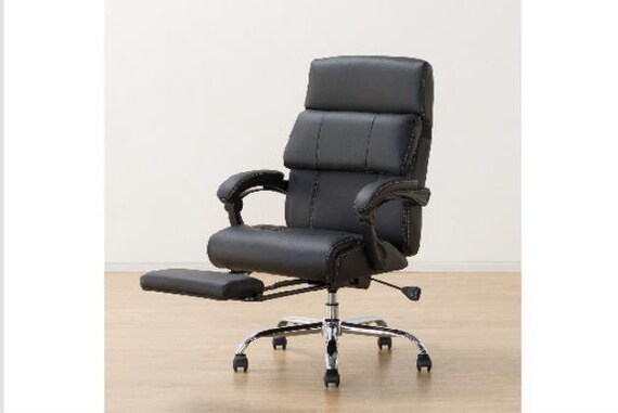 オフィスチェア フットレストツキ OC702 BK 7枚目画像