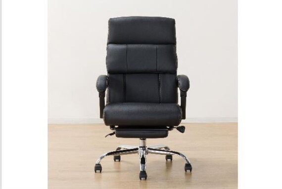 オフィスチェア フットレストツキ OC702 BK 9枚目画像