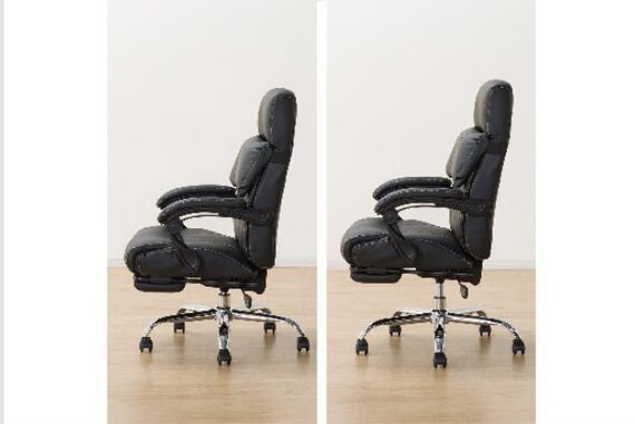 オフィスチェア フットレストツキ OC702 BK 10枚目画像