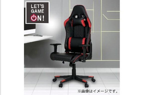 ゲーミングチェア GM707 BK/RE 1枚目画像