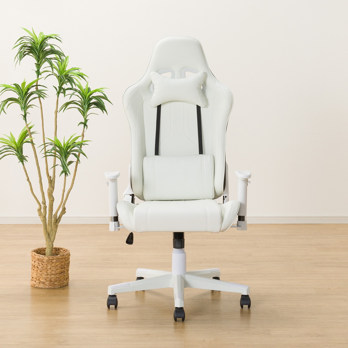 ゲーミングチェア(GM709 WH/BK) | ニトリネット【公式】 家具