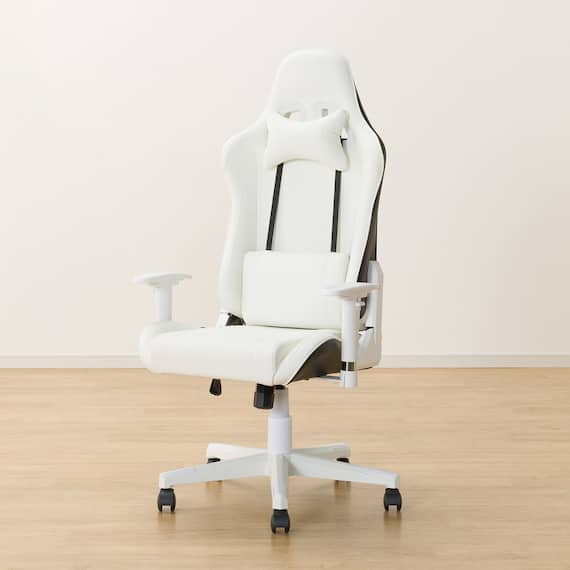 ゲーミングチェア(GM709 WH/BK) 11枚目画像