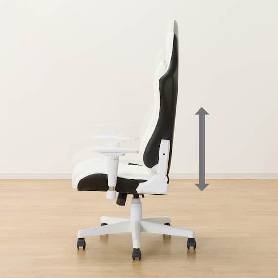 ゲーミングチェア(GM709 WH/BK) 14枚目画像