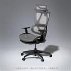 オフィスチェア(OC707 エラストマーメッシュ GY) 1枚目画像