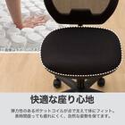 学習イス + 足乗せリングセット (WM23 BK/WR23 BK) 8枚目画像