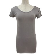 【Neasy】レーヨン混Tシャツ(GY)