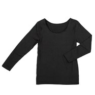 WOMEN　裏起毛インナーTシャツ8分袖
