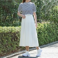 EASY2段プリーツスカート【Neasy】