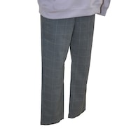 驚くほど伸びるテーパードパンツ(チェック)【Neasy】