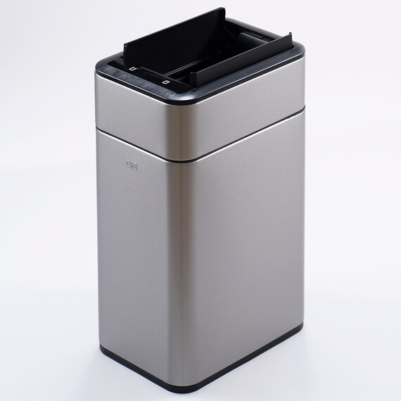 センサー式開閉ゴミ箱(18L 9577 シルバー) 静音タイプ(36dB) 2枚目画像