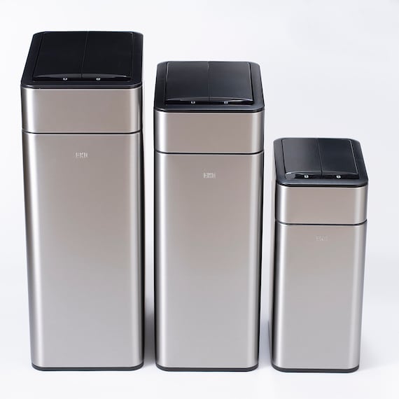 センサー式開閉ゴミ箱(18L 9577 シルバー) 静音タイプ(36dB) 6枚目画像