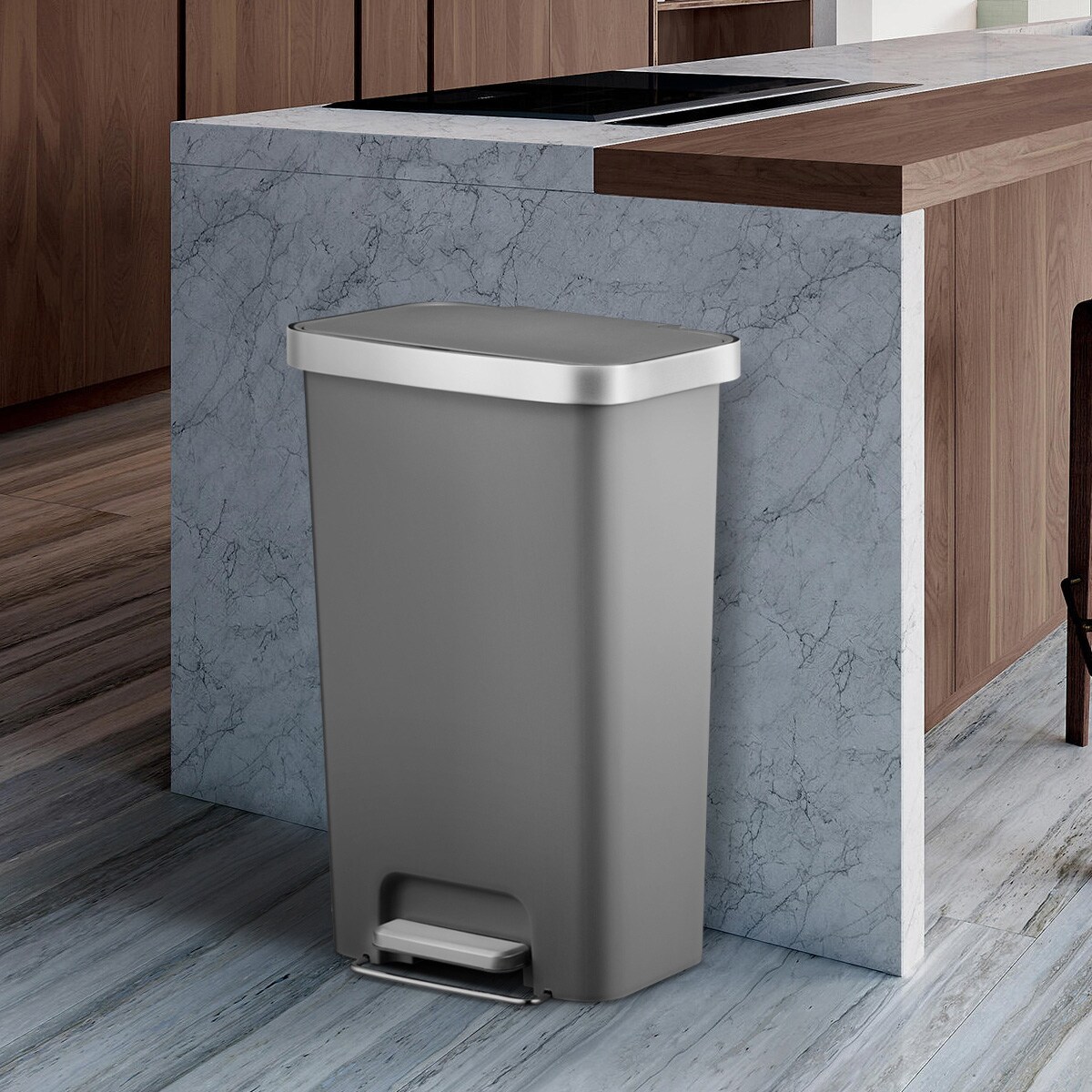 ステップ式ゴミ箱(45L 6266 グレー) | ニトリネット【公式】 家具