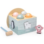 【1歳6ヶ月から】木のおもちゃ 型はめ ハンマーゲーム