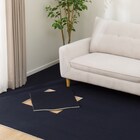 防音・極厚・洗えるタイルカーペット 50×50cm (T1 ネイビー) 1枚目画像