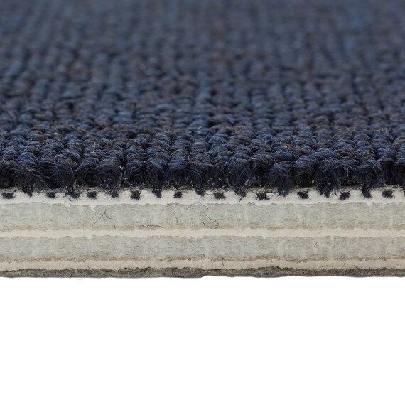 防音・極厚・洗えるタイルカーペット 50×50cm (T1 ネイビー) 4枚目画像