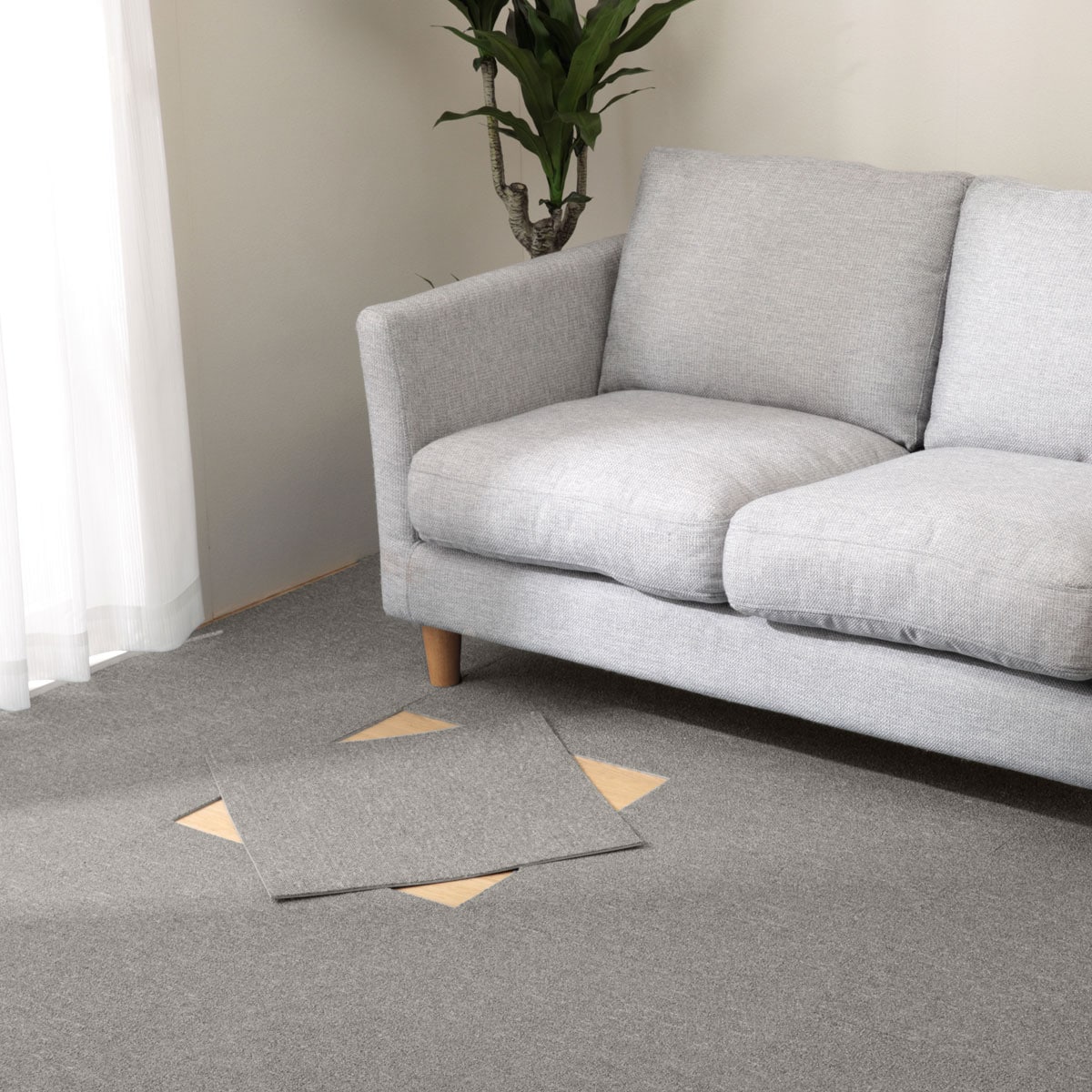 10枚以上で販売 洗える 防炎タイルカーペット ハーゲン Mgy 50x50 通販 ニトリネット 公式 家具 インテリア通販 10枚以上で販売 洗える 防炎タイルカーペット ハーゲン Mgy 50x50 通販 ニトリネット 公式 家具 インテリア通販