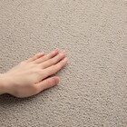 8帖 洗えるタイルカーペット 50×50cm 64枚入 (WY001 ベージュ) 6枚目画像