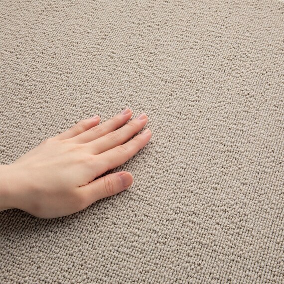 8帖 洗えるタイルカーペット 50×50cm 64枚入 (WY001 ベージュ) 6枚目画像