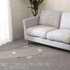 6帖　洗えるタイルカーペット 50×50cm 48枚入 (WY001 ミドルグレー) 1枚目画像