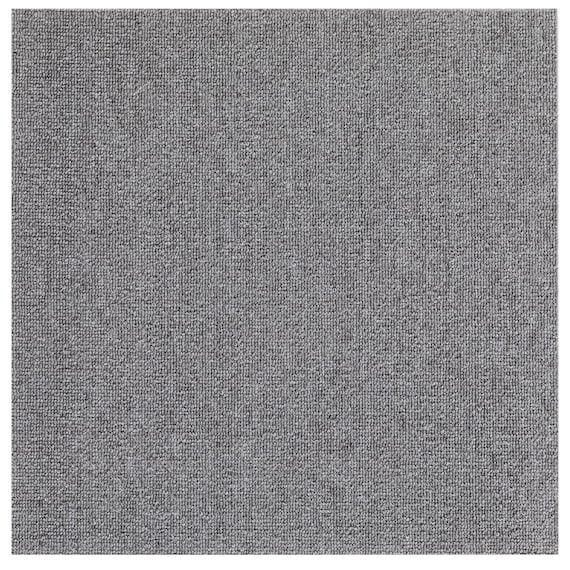 6帖 洗えるタイルカーペット 50×50cm 48枚入 (WY001 ミドルグレー) 2枚目画像