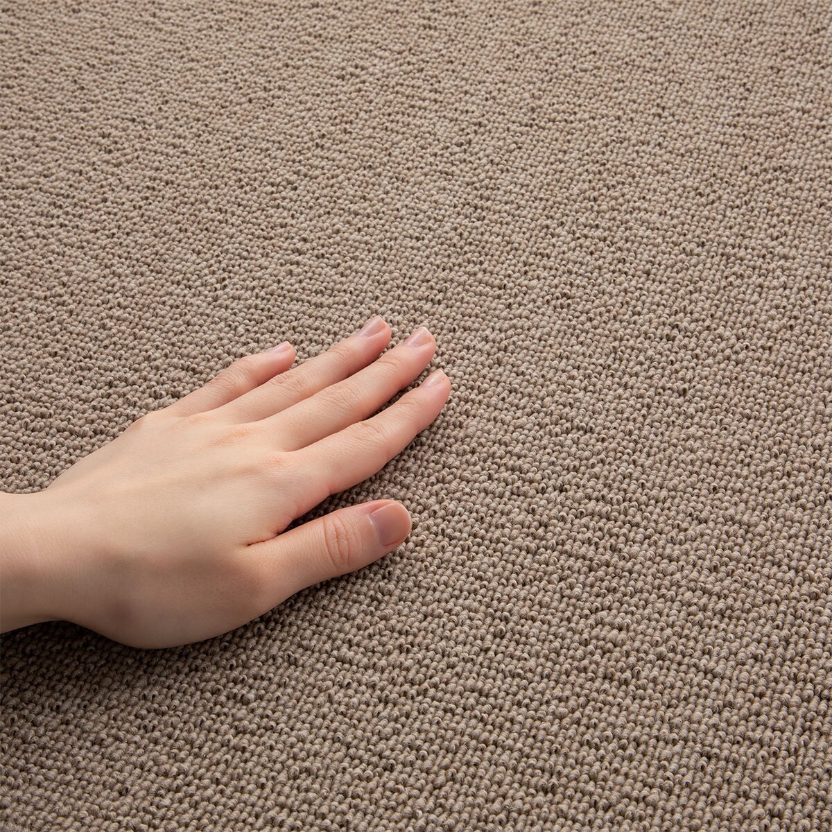 4.5帖 洗えるタイルカーペット 50×50cm 36枚入 (WY001 ミドルブラウン