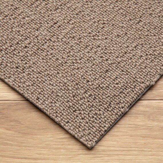 6帖 洗えるタイルカーペット 50×50cm 48枚入 (WY001 ミドルブラウン) 3枚目画像