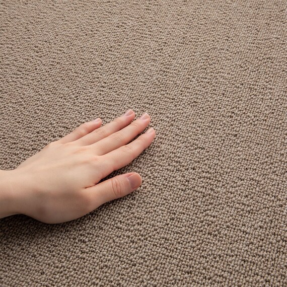 6帖 洗えるタイルカーペット 50×50cm 48枚入 (WY001 ミドルブラウン) 6枚目画像