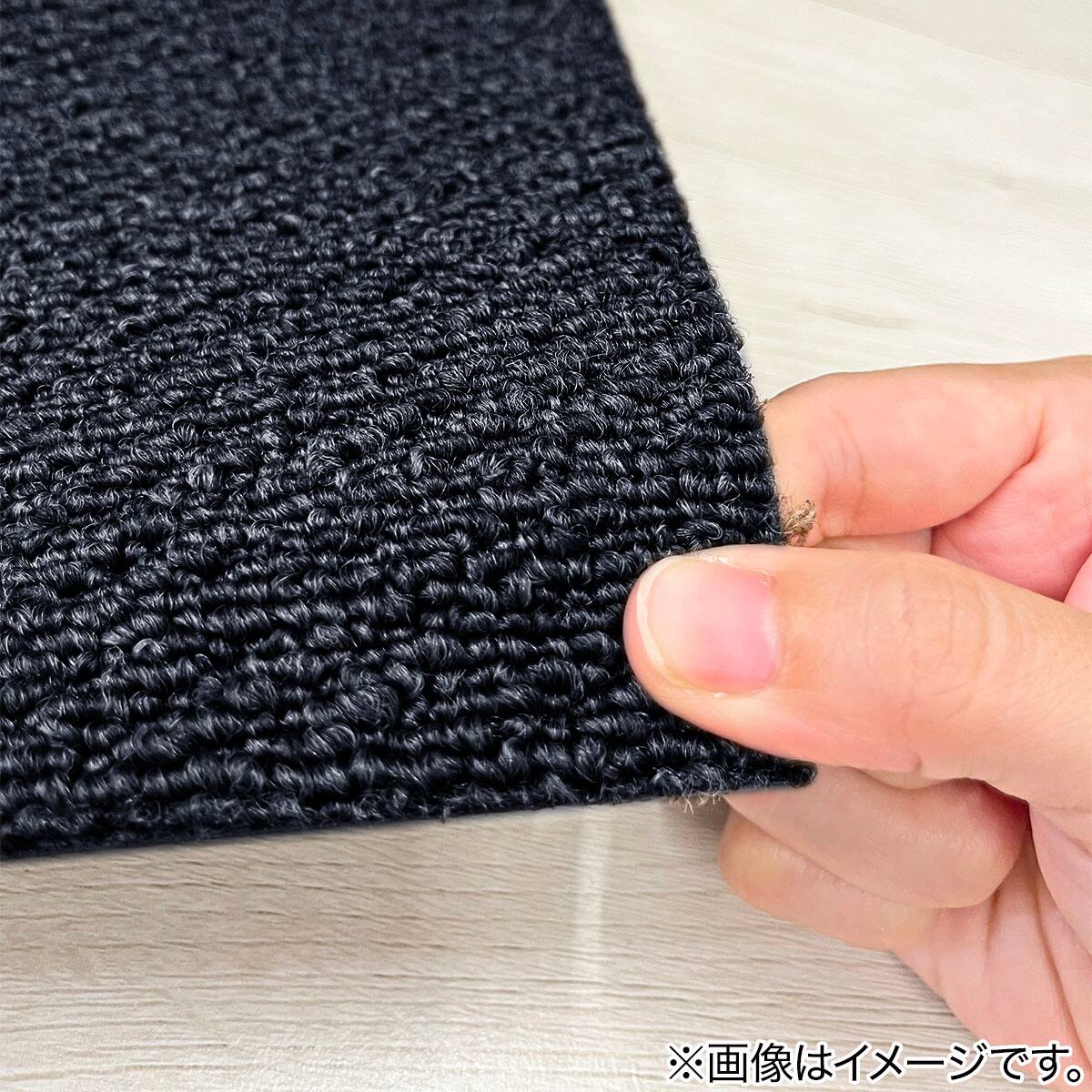 4.5帖 洗えるタイルカーペット 50×50cm 36枚入 (WY001 ネイビー