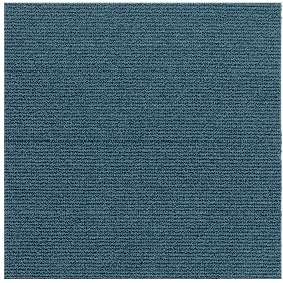 4.5帖 洗えるタイルカーペット 50×50cm 36枚入 (WY001 ターコイズブルー) 2枚目画像