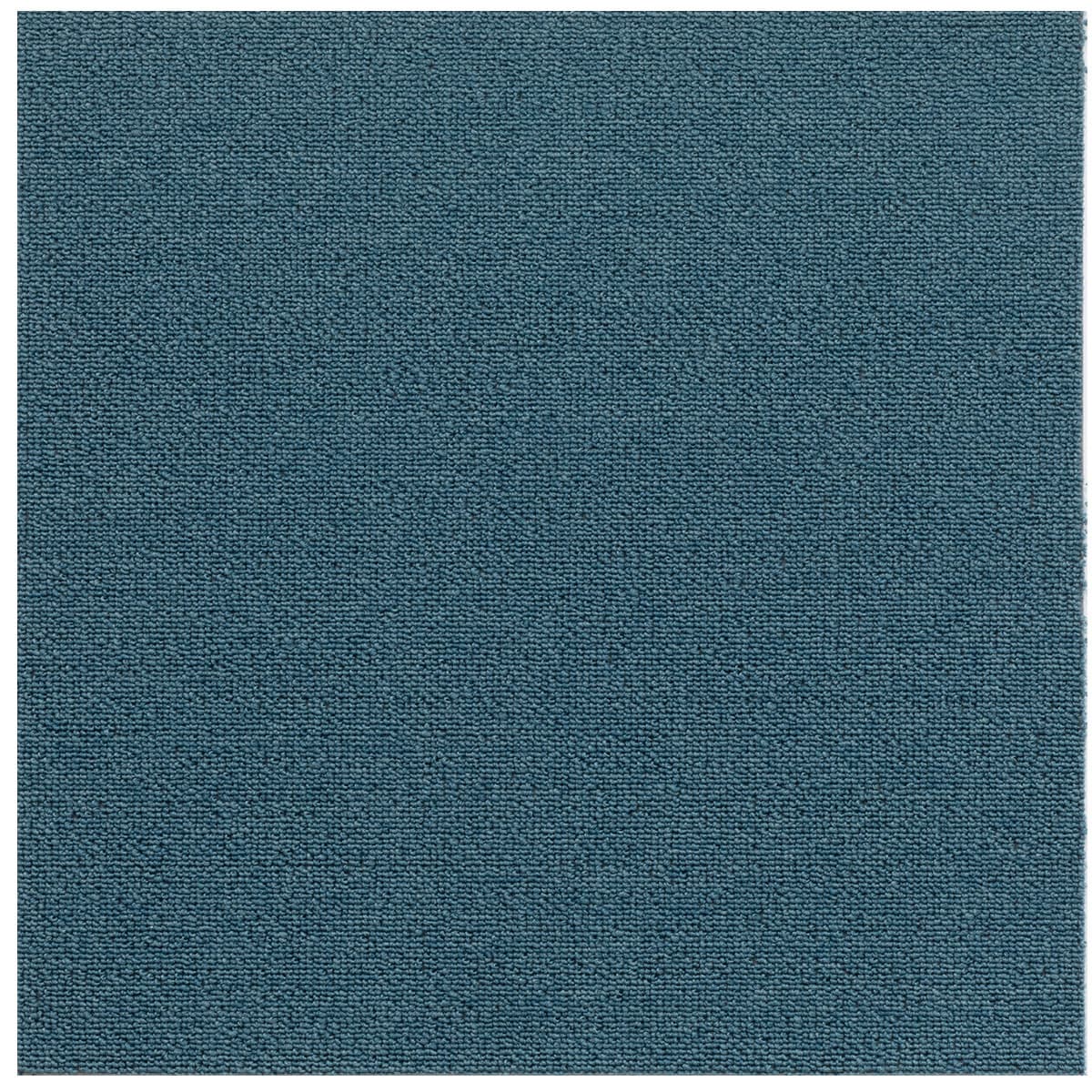 6帖 洗えるタイルカーペット 50×50cm 48枚入 (WY001 ターコイズブルー