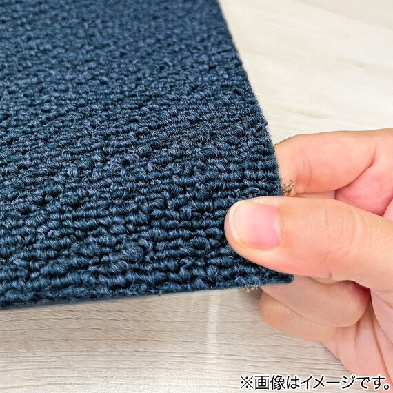 4.5帖　洗えるタイルカーペット 50×50cm 36枚入 (WY001 ブルー) 9枚目画像